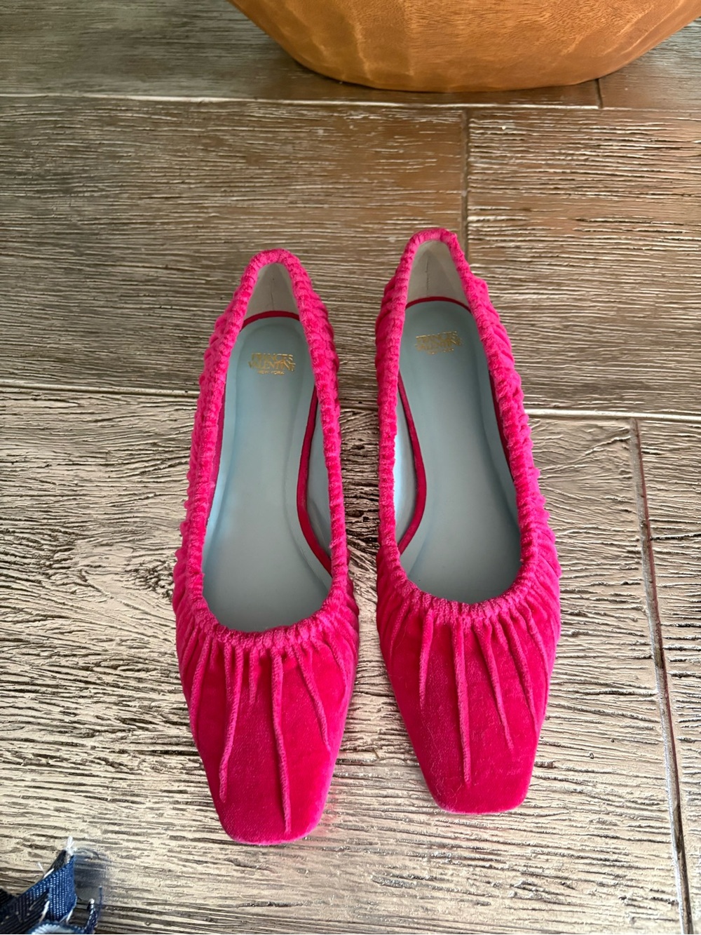 Women’s Fuchsia Ruched Ballet Flats - Feminine Slip-On Style